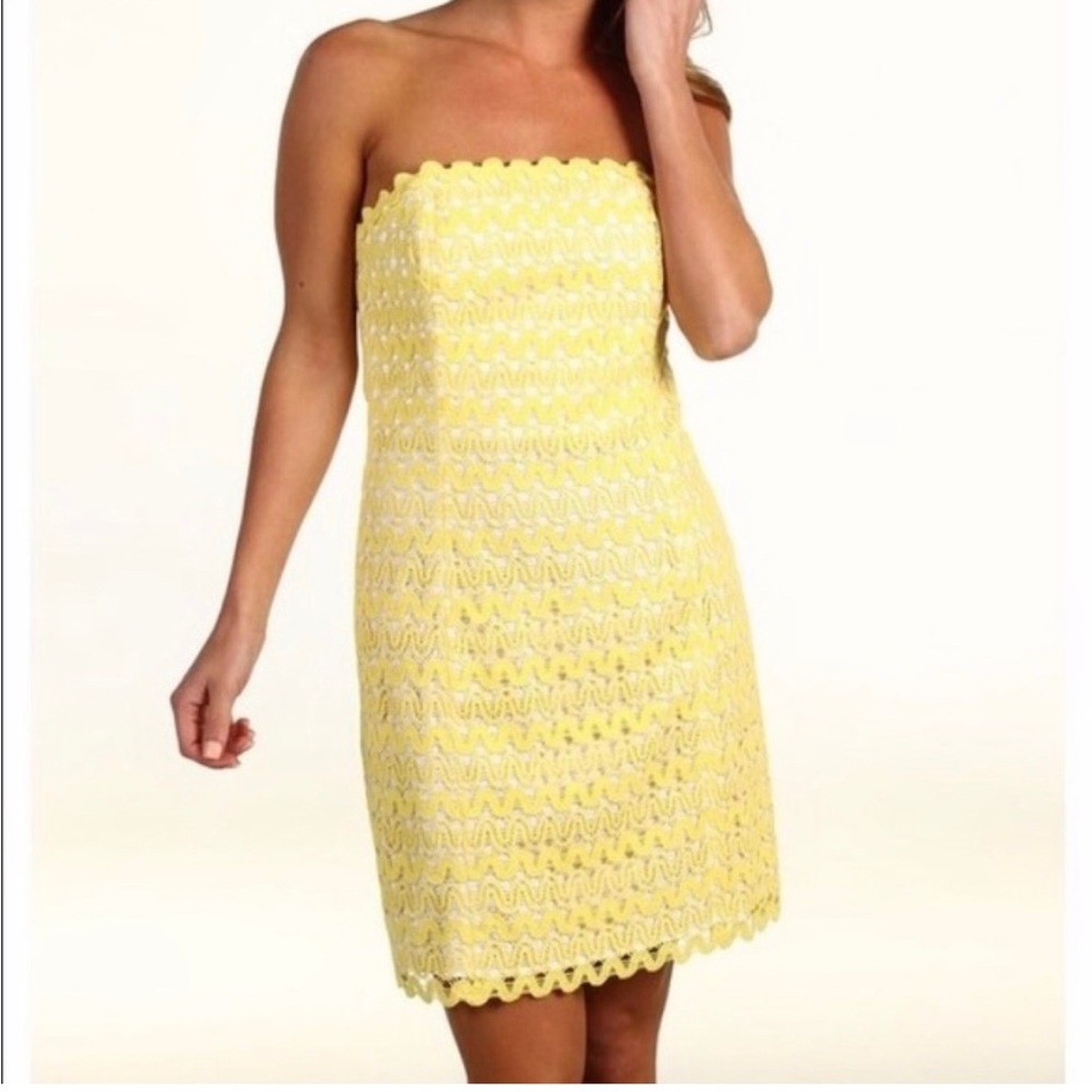 Lilly Pulitzer Size 4 yellow dress